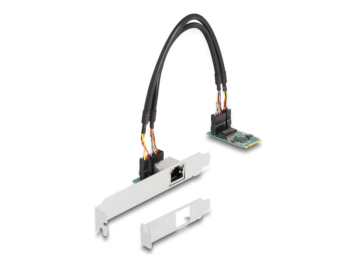 DELOCK Konverter M.2 Key B+M 1 x RJ45 2,5 Gigabit LAN - Vorderansicht