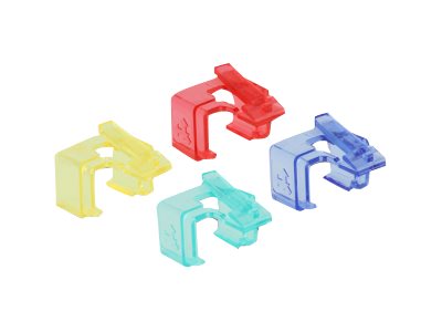 DELOCK Netzwerk RJ45 Reparatur Clip 40 Stück Set 1 - Vorderansicht