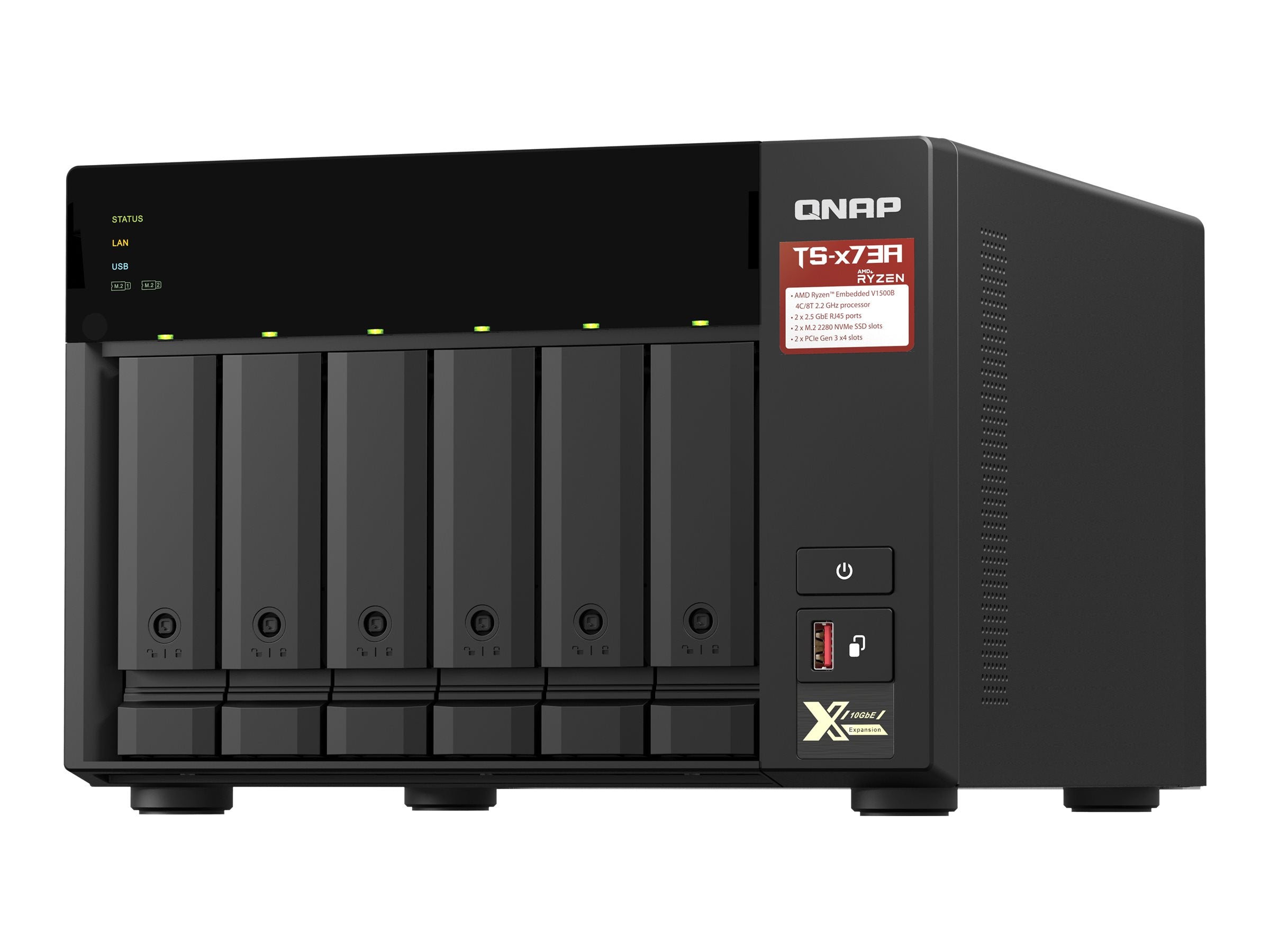 QNAP TS-673A 6-bay NAS Verpackung