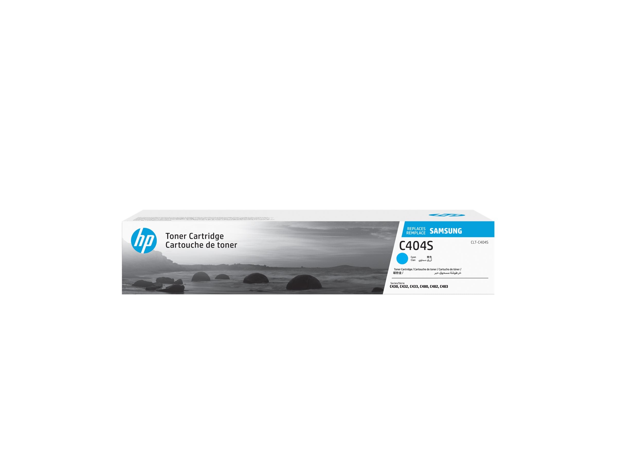 SAMSUNG original Toner cartridge LT-Cartridge404S/ELS Cyan Toner cartridge ST966A Verpackung
