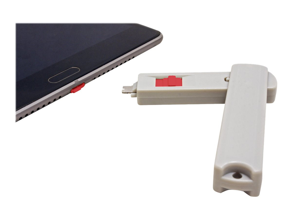 ROLINE USB Typ C Port Blocker Vorderansicht