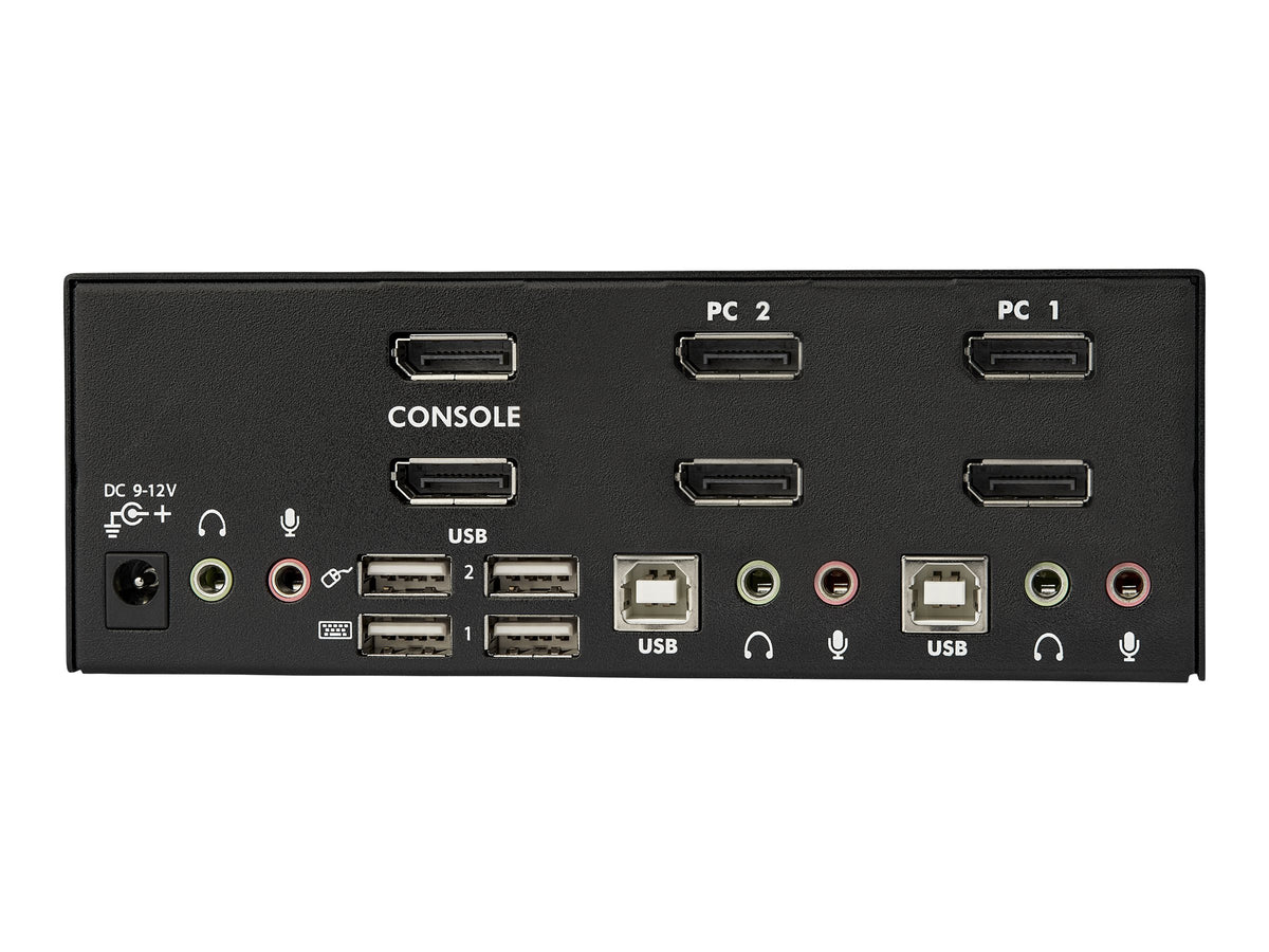 STARTECH.COM 2 Port Dual DisplayPort USB KVM Switch - Verpackung