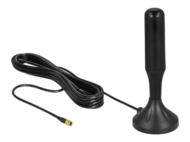 DELOCK LTE Antenne SMA Stecker 3 - 5 dBi 12,4 cm starr omnidirektional Vorderansicht