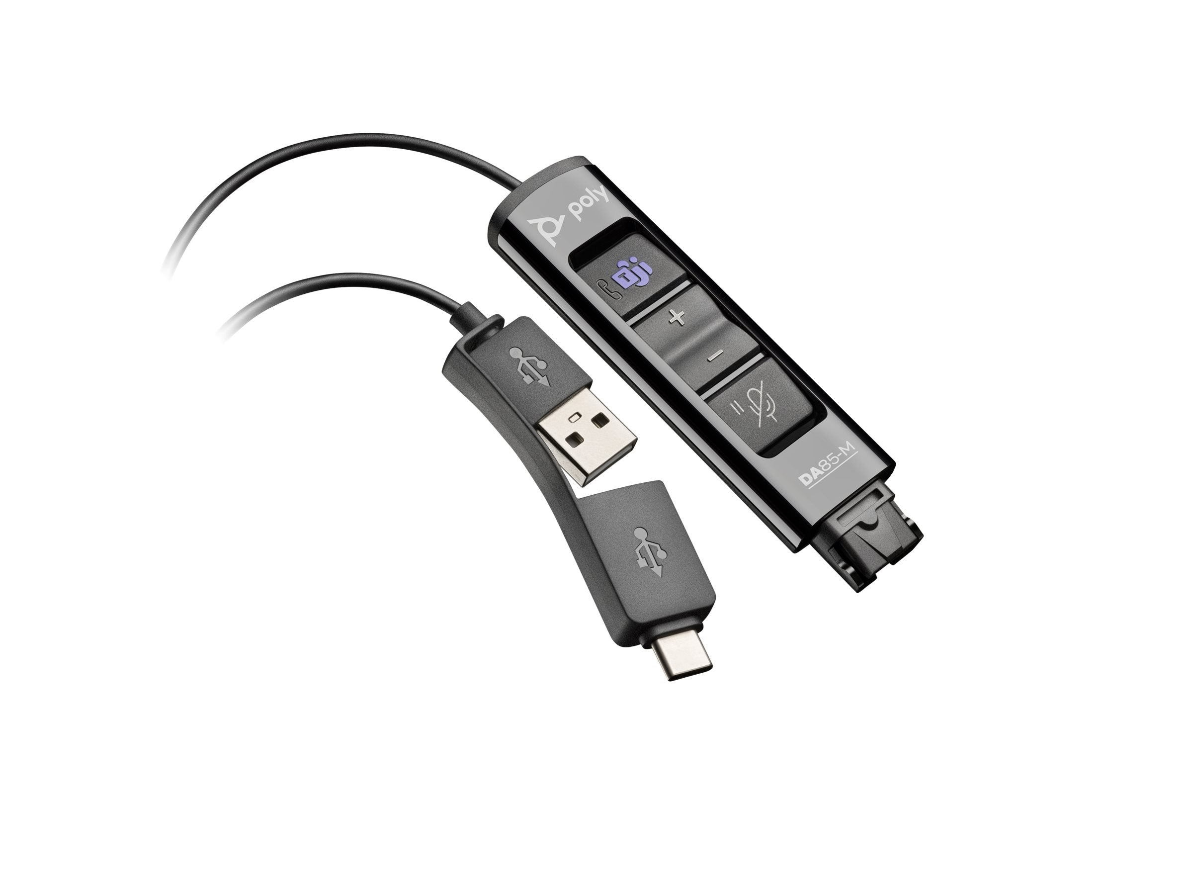 HP Poly DA85-M USB to QD Adapter - Vorderansicht