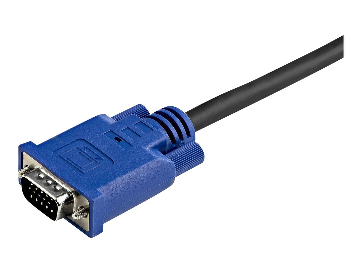 STARTECH.COM KVM Kabel USB VGA für KVm Switch 4,5m - Kabel in Anwendung