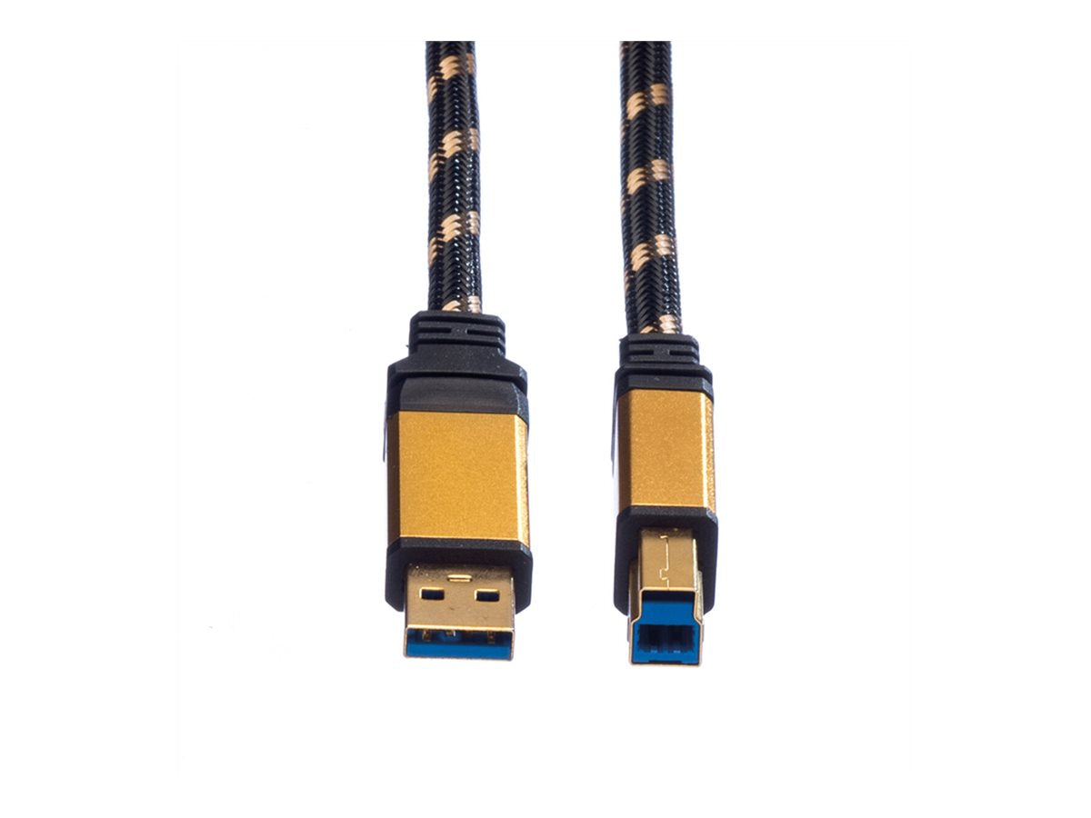 Verpackung des SECOMP ROLINE GOLD USB3.0 Kabel A-B ST/ST 0 8m