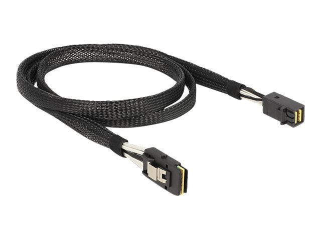DELOCK Kabel Mini SAS HD SFF 8643 x4 Stecker Vorderansicht