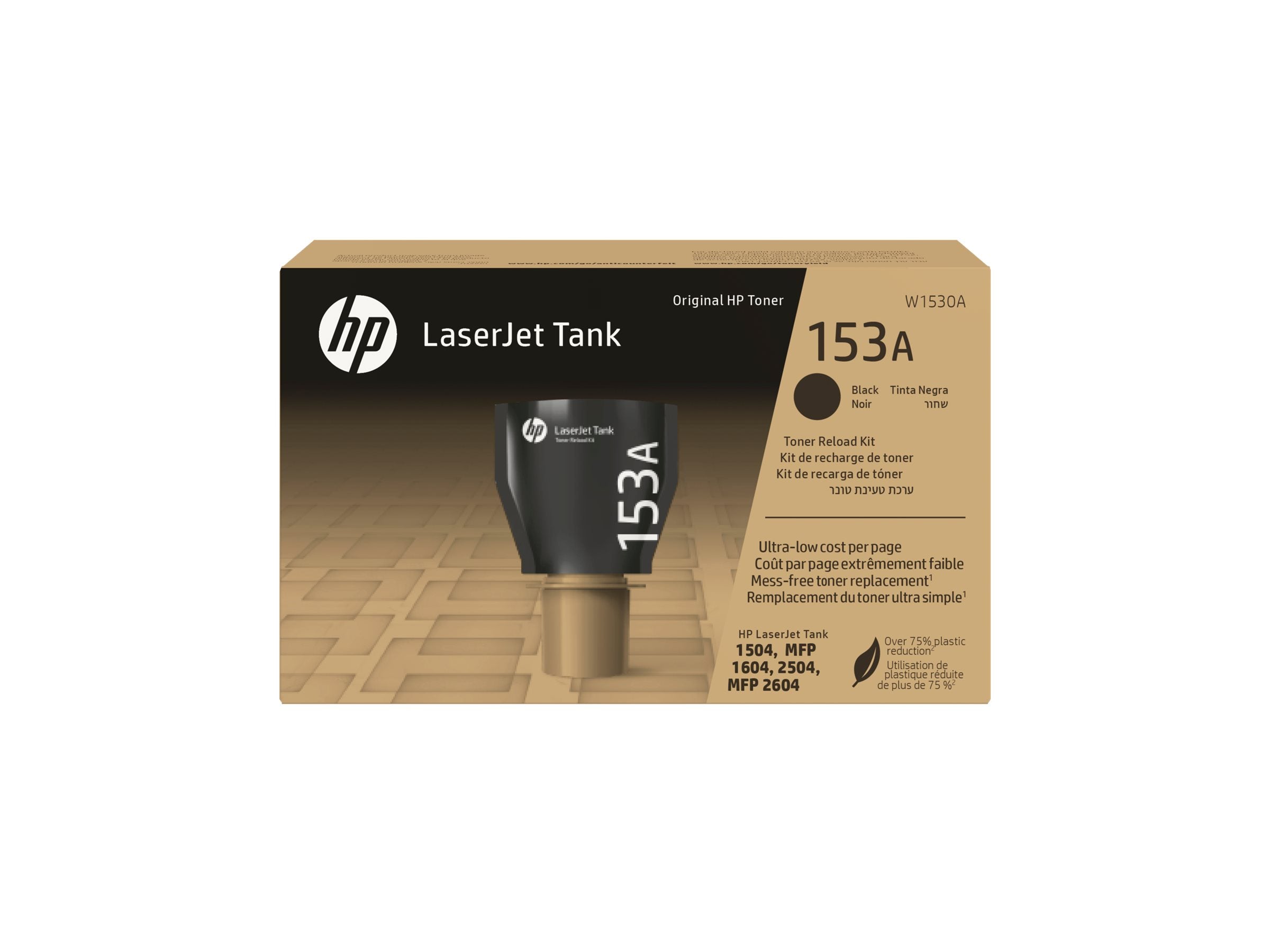 HP 153A Black Original LaserJet Tank Toner Reload Kit Vorderansicht