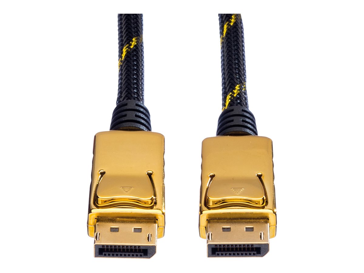 ROLINE GOLD DisplayPort Kabel DP ST - ST 2m Vorderansicht