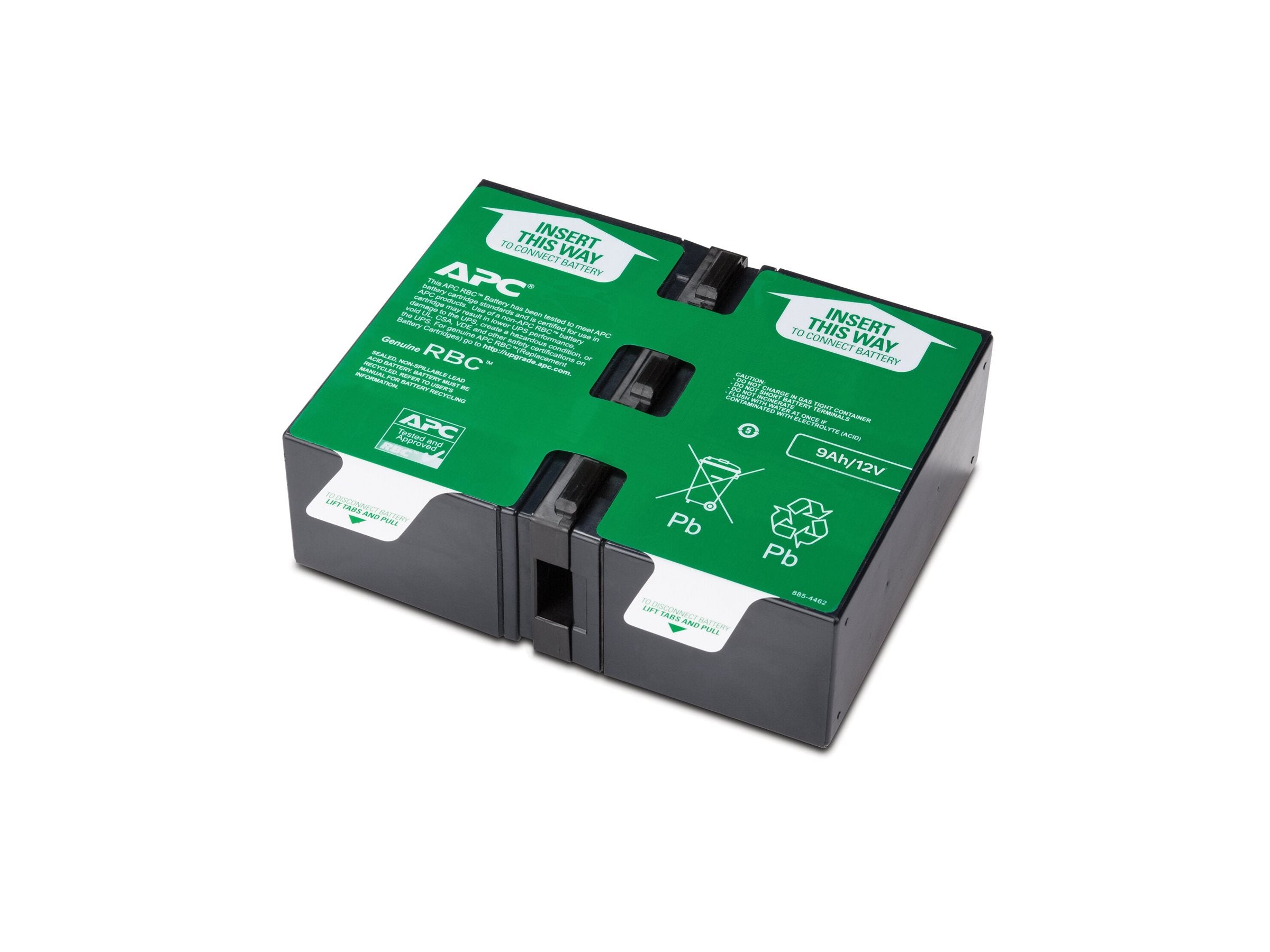 APC Replacement Battery Cartridge 166 UPS Akku Vorderansicht