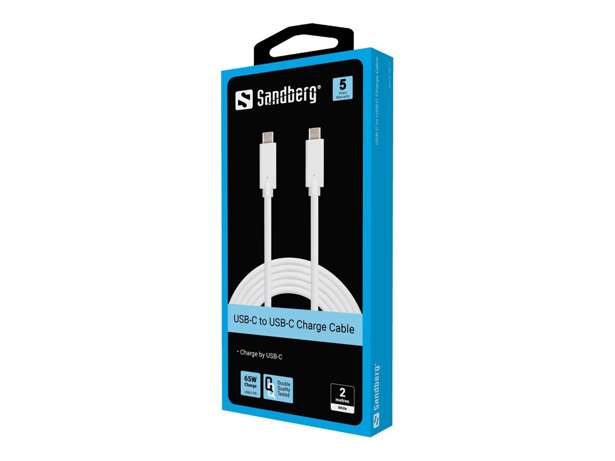 SANDBERG USB-C Charge Cable 2M 60W Verpackung