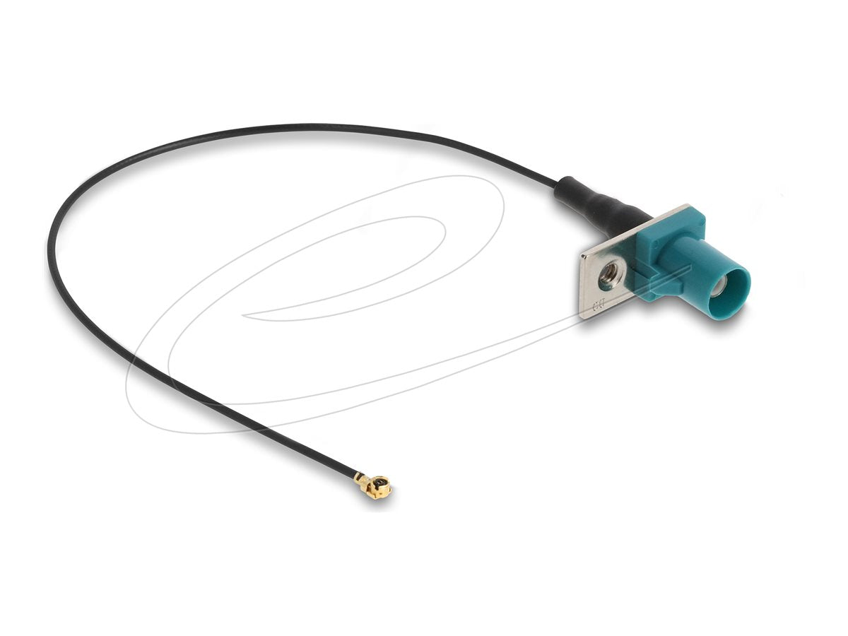 DELOCK Antennenkabel FAKRA Z Stecker zu MHF I Stecker 1,13 - 20cm Vorderansicht