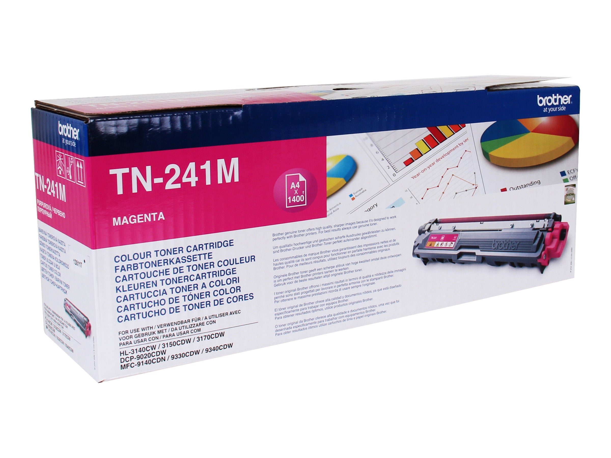 BROTHER TN-241M Toner magenta Vorderansicht