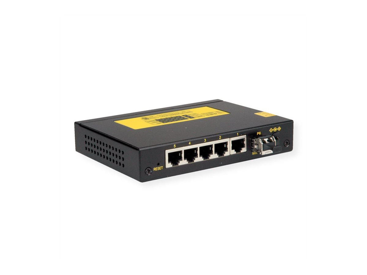 ROLINE Industrie Gigabit Switch Vorderansicht