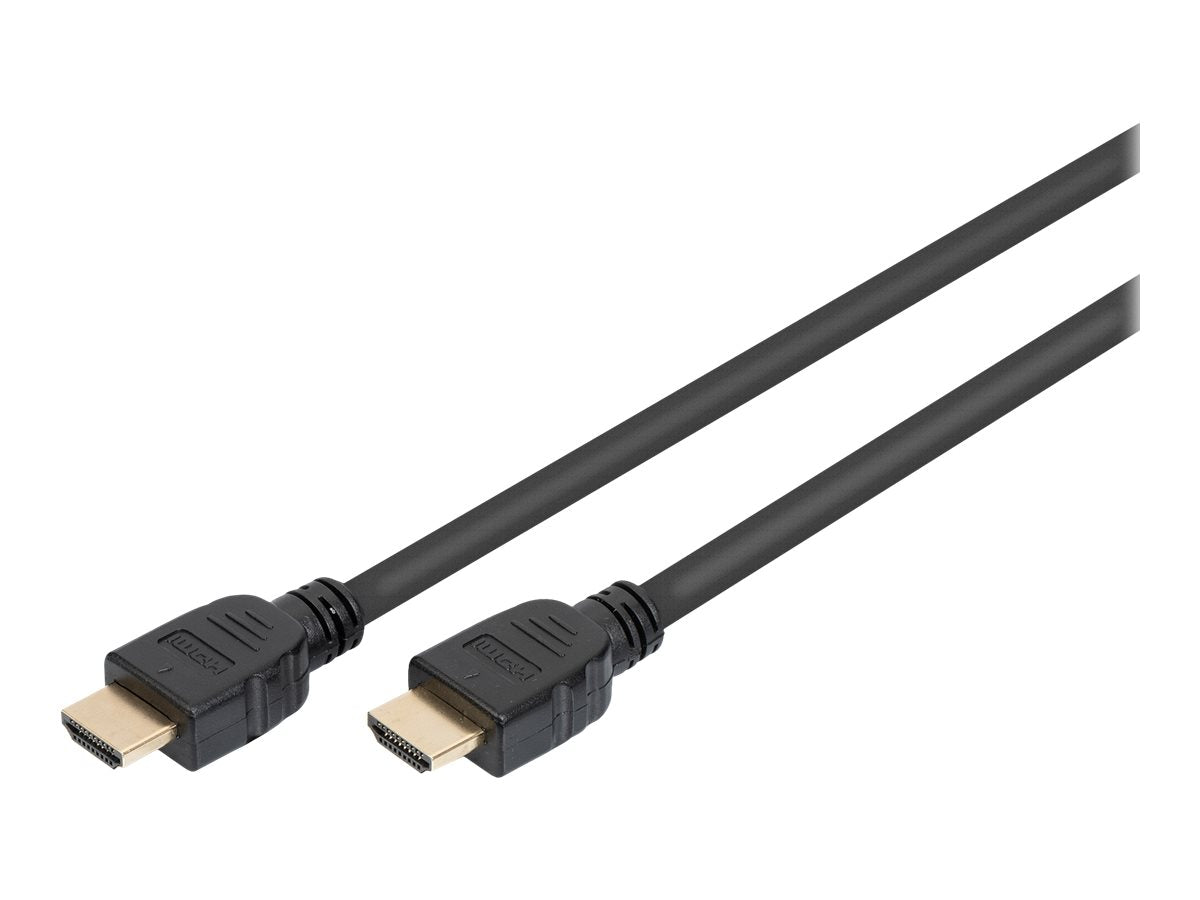 DIGITUS HDMI Ultra High Speed connection cable type A M/M 1.0m w/Ethernet - Vorderansicht