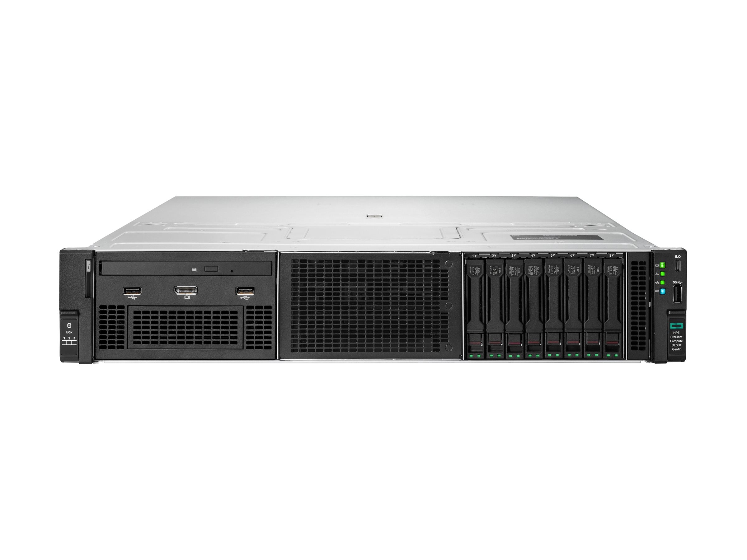 HPE ProLiant DL380 Gen12 2HE 6507P 8-Core 3.5GHz 2x32GB-R 8SFF Hot Plug MR408i-o 2x480GB SSD 2x1000W Server