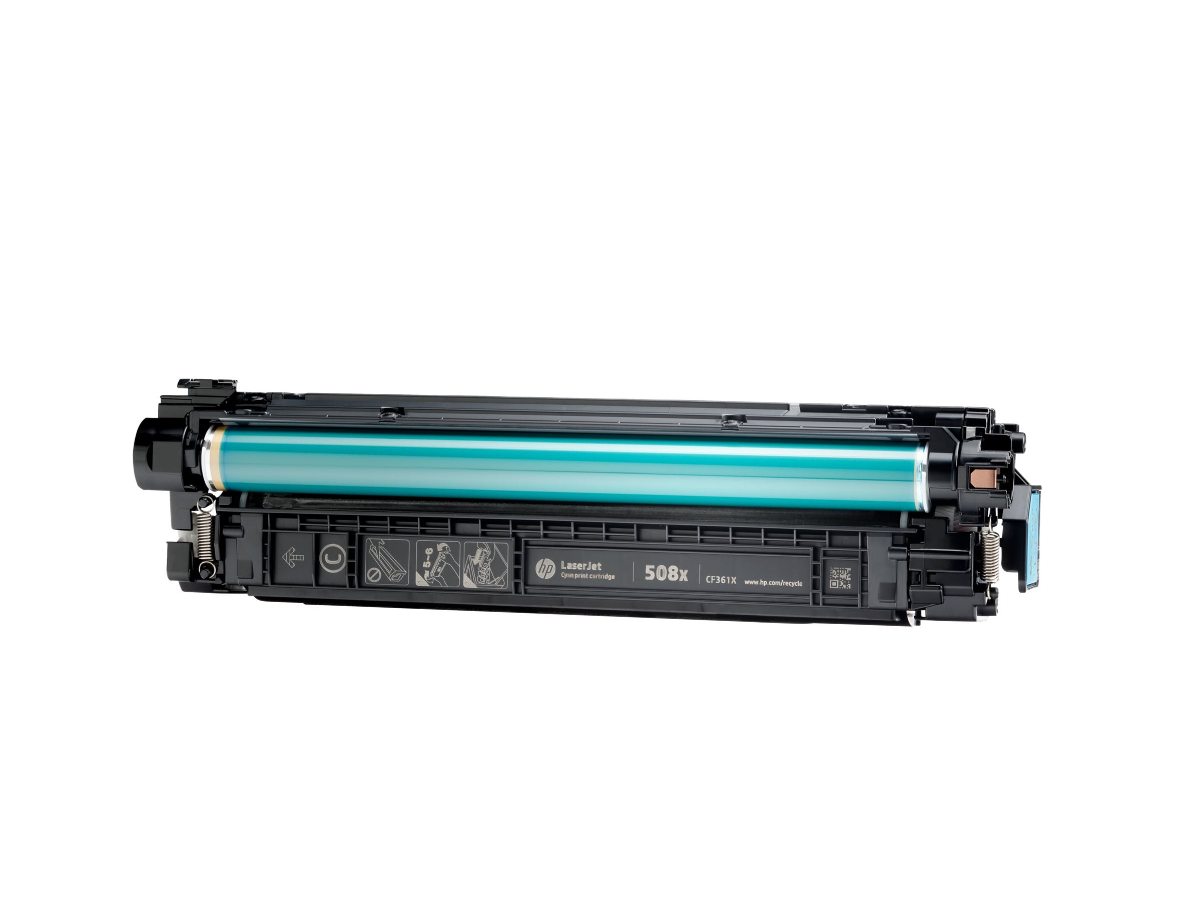 HP 508X Tonerpatrone CF361X cyan Vorderansicht