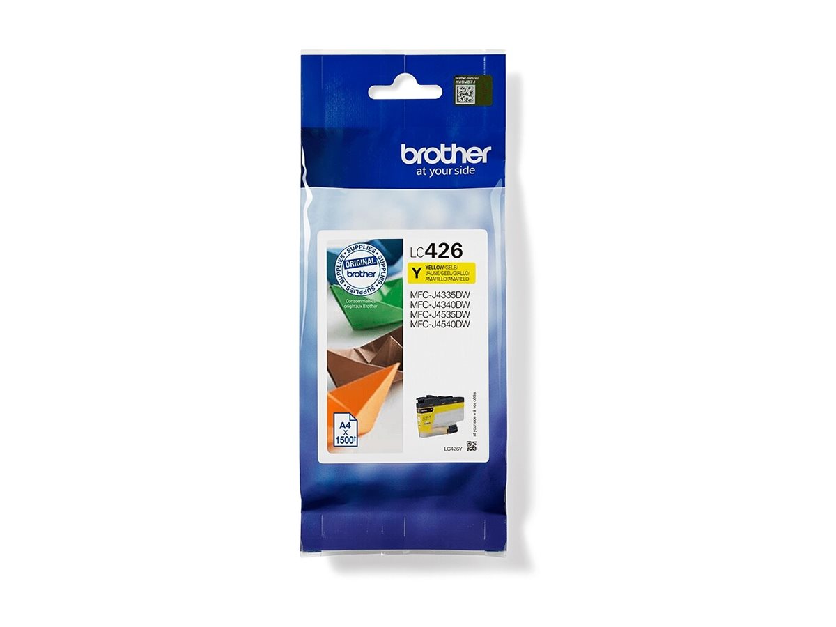 BROTHER LC426Y Tintenpatrone Vorderansicht