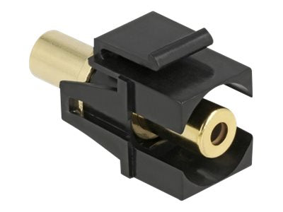 DELOCK Keystone Modul Klinkenbuchse 3,5mm 3 Pin Vorderansicht