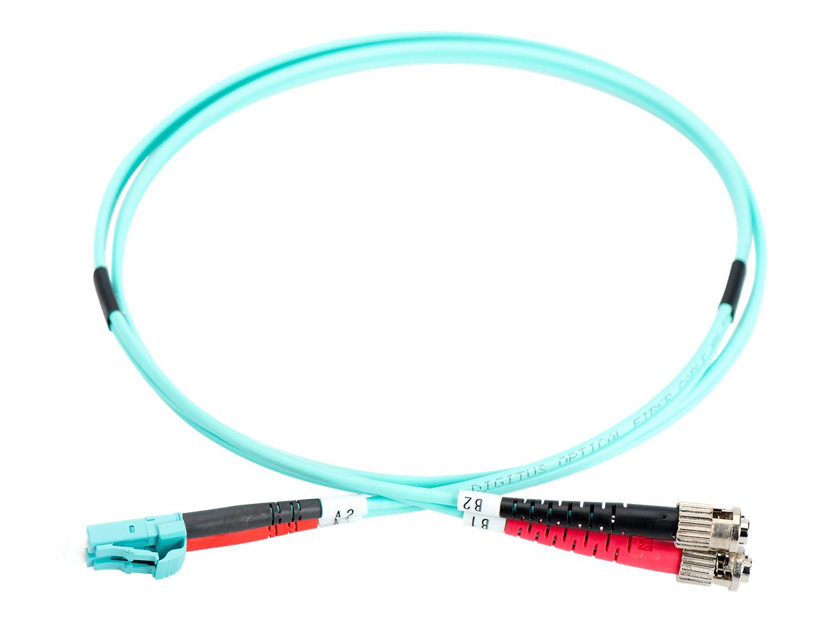 DIGITUS LWL Patchkabel LC/ST 50/125um 3m Vorderansicht