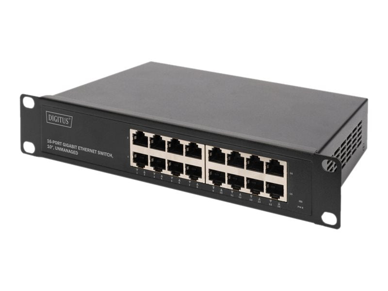 DIGITUS DN-80115 Gigabit Ethernet Switch Rückansicht