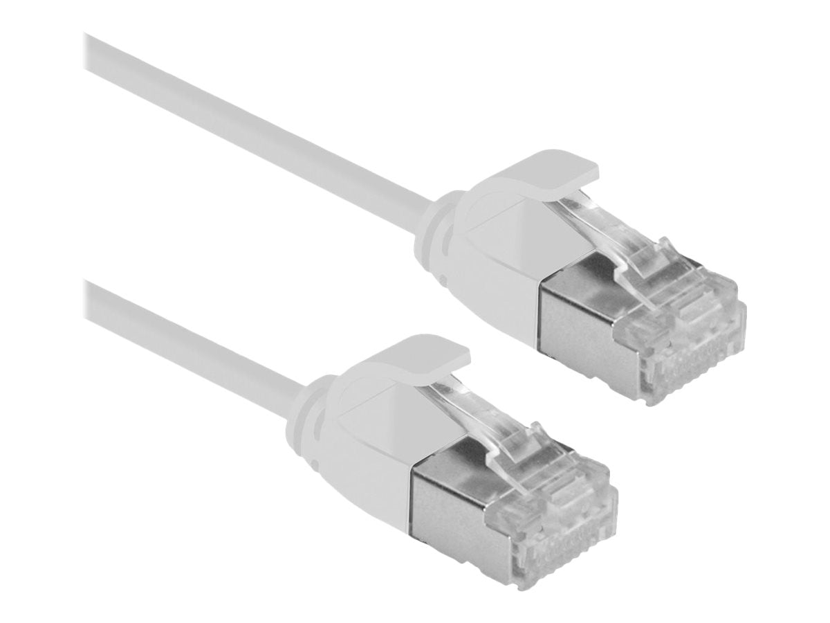 ROLINE GREEN U/FTP Patchkabel Kat.6A Class EA LSOH slim grau 5m - Vorderansicht