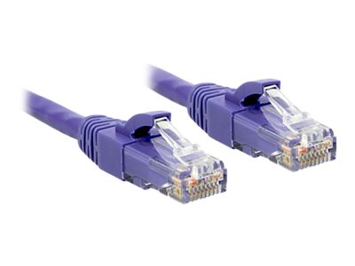 LINDY Cat.6 U/UTP Kabel violett 5m Anschlussansicht