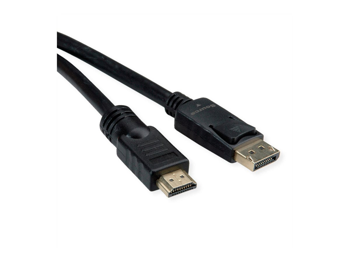 ROLINE DisplayPort Kabel DP - UHDTV ST/ST schwarz 10m - Kabelmantel