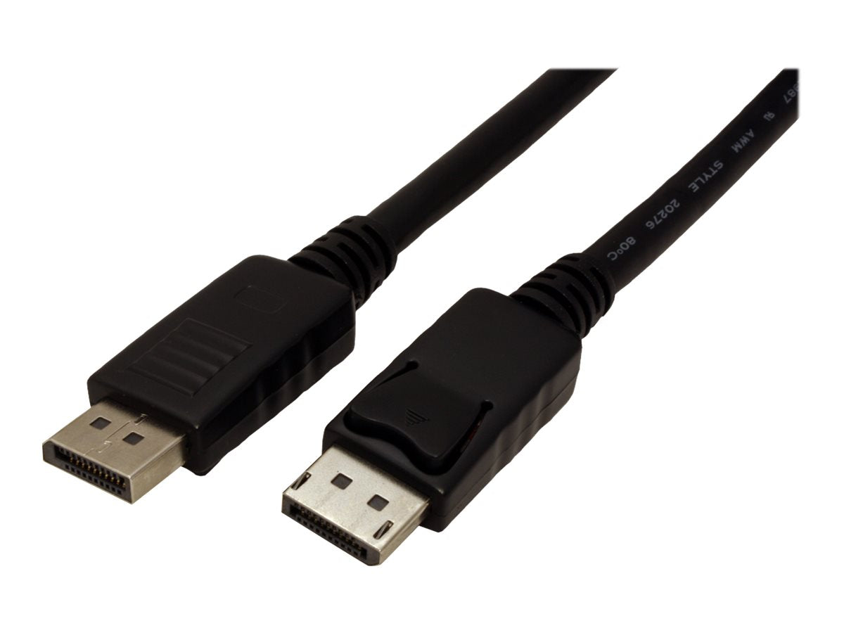 VALUE DisplayPort Kabel DP ST - ST schwarz 2m Vorderansicht
