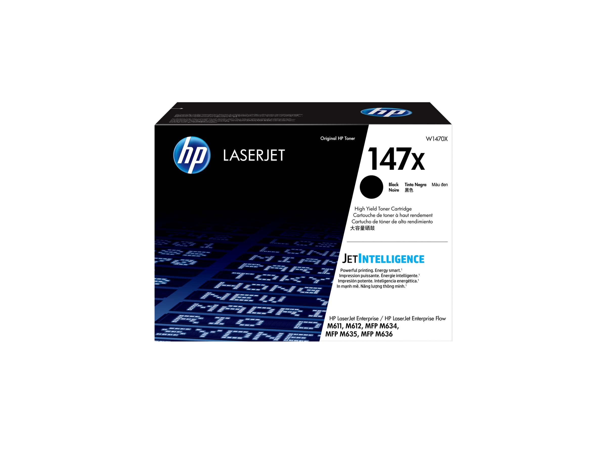 HP 147X Black LaserJet Toner Cartridge Vorderansicht