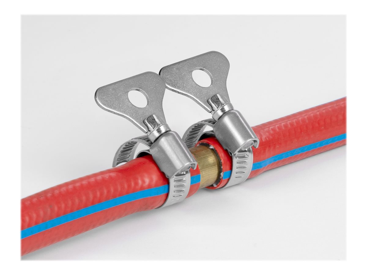 DELOCK Schlauchschelle mit Flügelmutter 10-16mm 10 Stück Metall