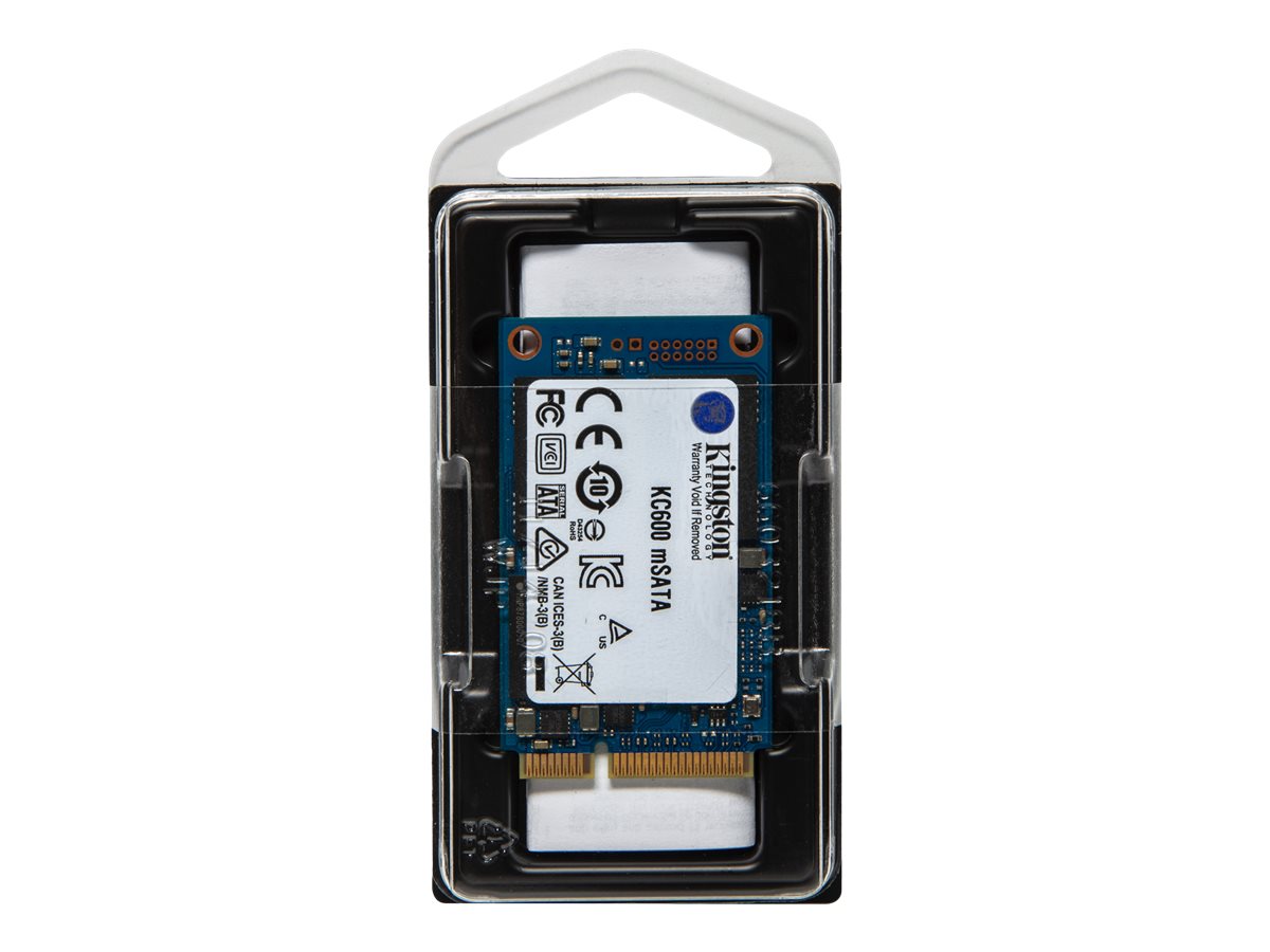 KINGSTON KC600 512GB SATA3 mSATA SSD Detailansicht