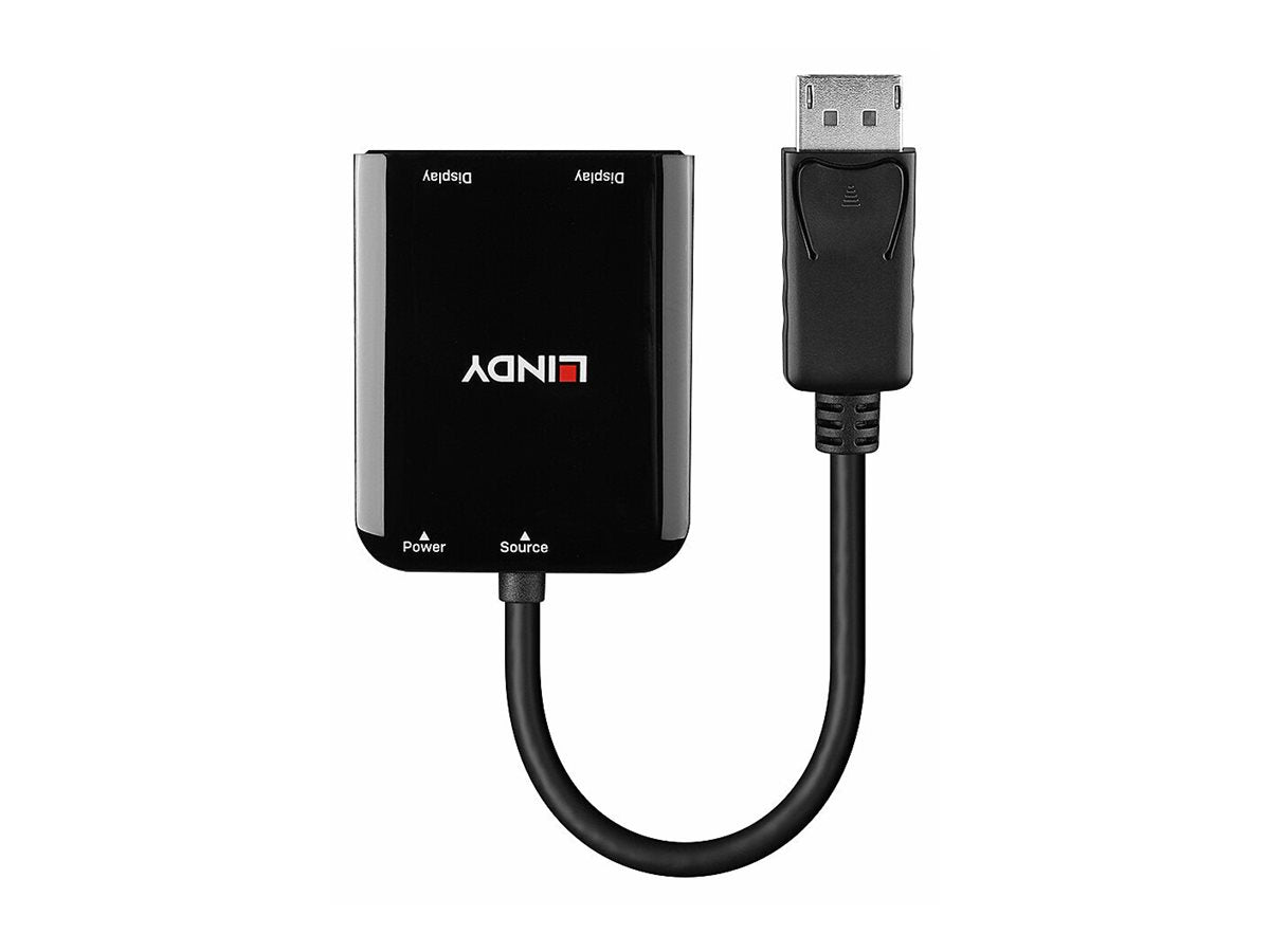 LINDY DisplayPort auf 2 Port HDMI MST Hub - Vorderansicht