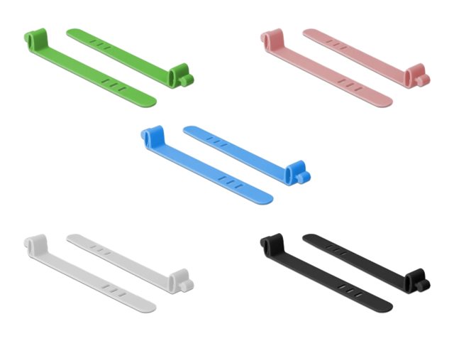 DELOCK Silikon-Kabelbinder Vorderansicht