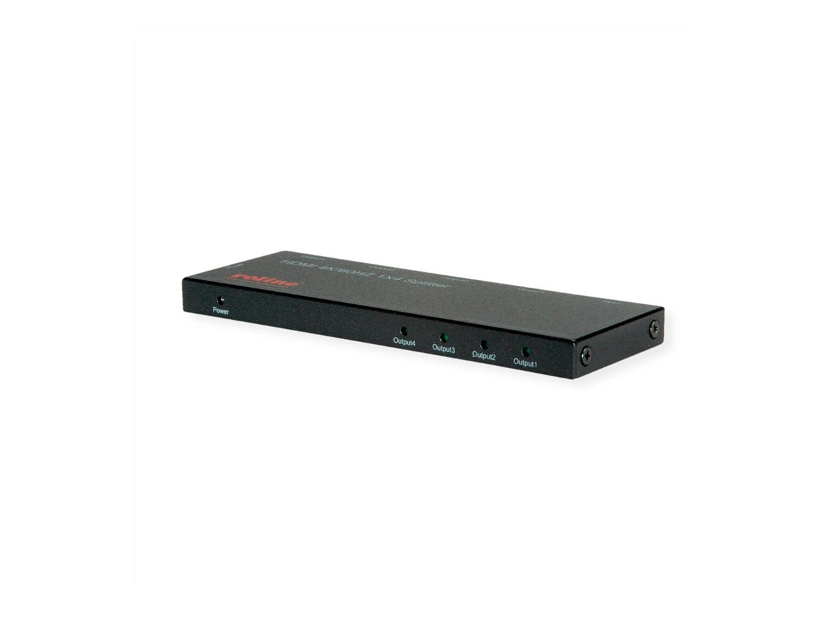 ROLINE HDMI Video-Splitter Ultra Slim 4fach Verpackung