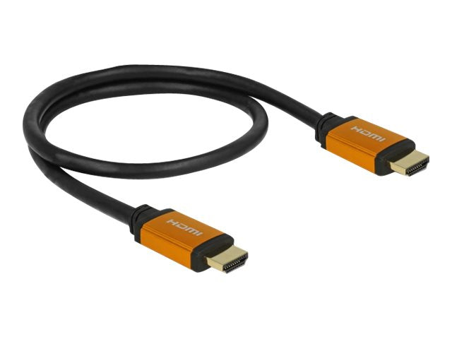 DELOCK Ultra High Speed HDMI Kabel 48 Gbps 8K 60Hz 0,5m - Vorderansicht