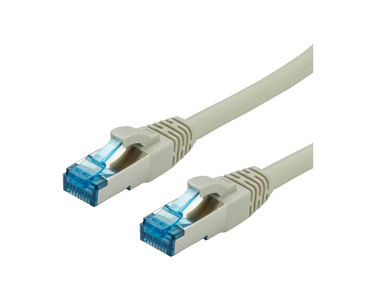 VALUE Patchkabel Kat.6A Class EA S/FTP PiMF LSOH grau 0,15m - Verpackung