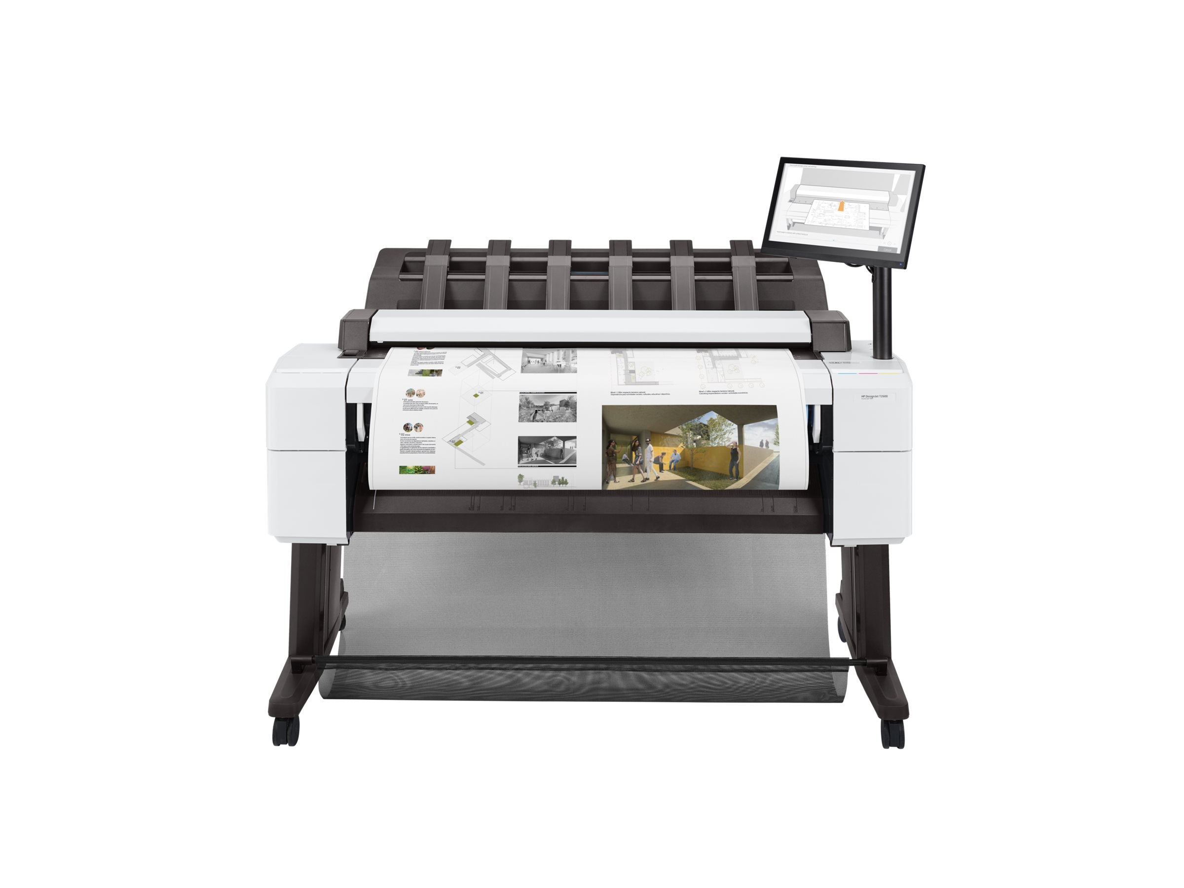 HP DesignJet T2600PS 91,44cm 36Zoll MFP Seitenansicht