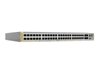 ALLIED L3 Stackable Switch 40x 10/100/1000-T PoE+ 8x 100M/1G/2.5G/5G-T PoE+ 4x SFP+ Ports and Dual Fixed PSU EU Power Cord