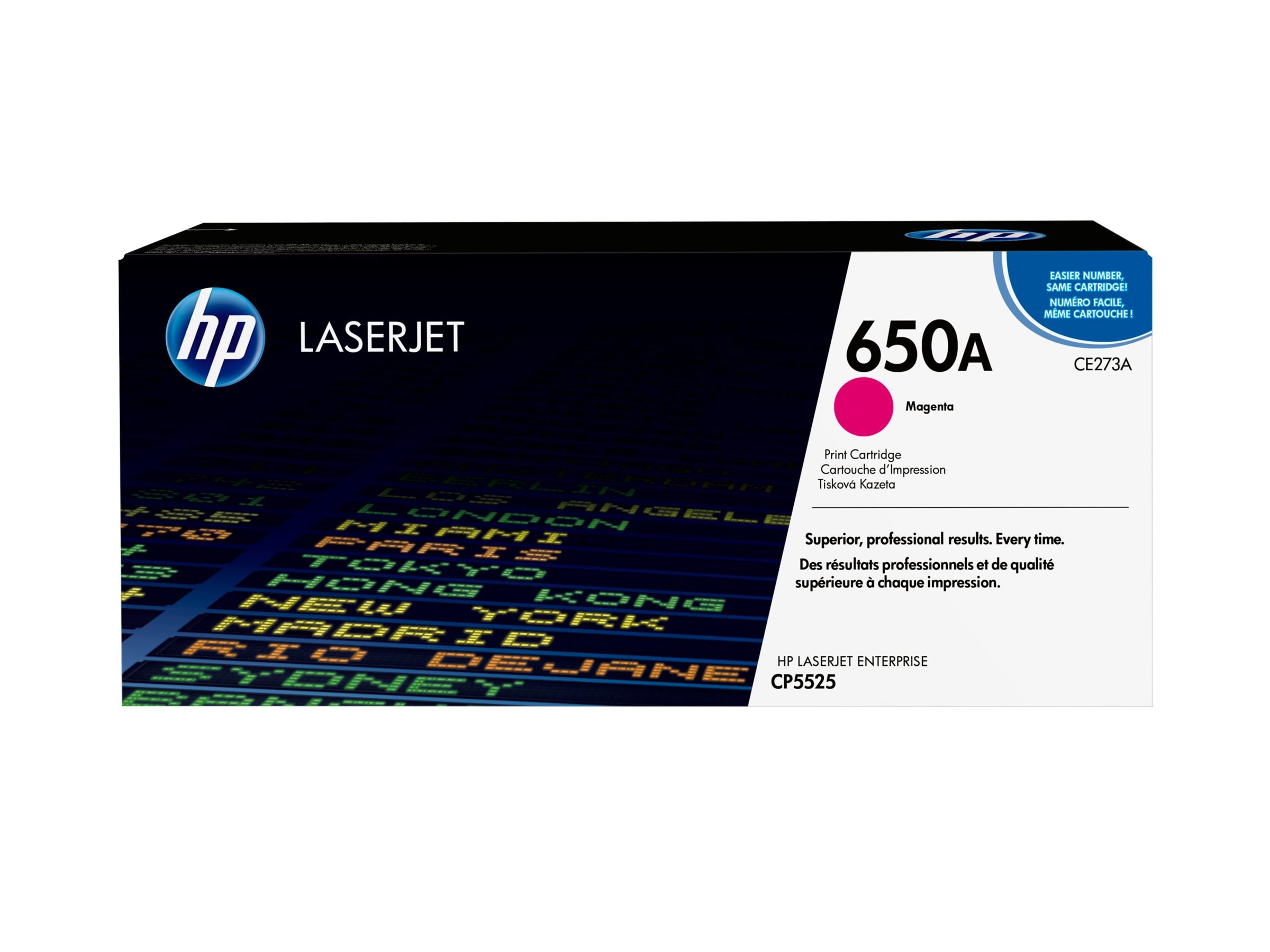 HP CE273A Tonerpatrone magenta Vorderansicht