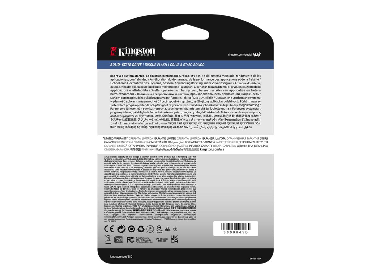 KINGSTON 960GB DC600M SSD Detailansicht