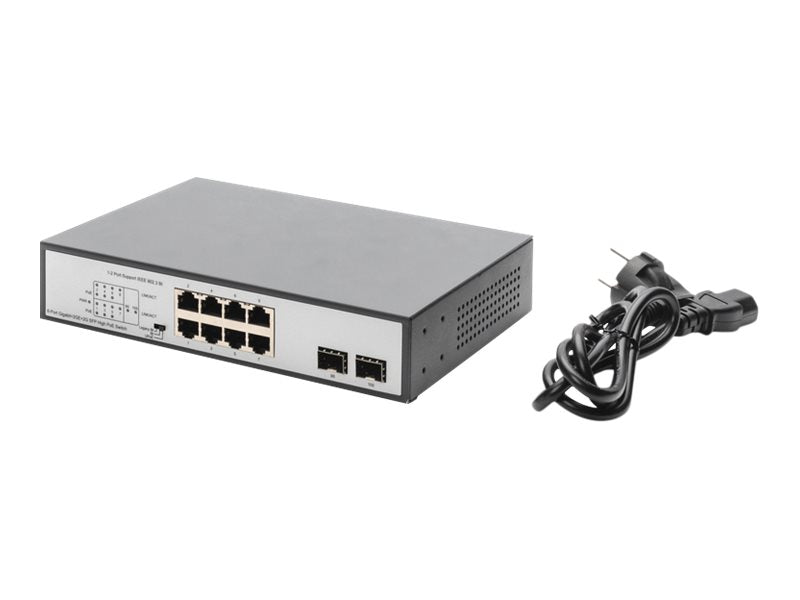 DIGITUS 8 Port Gigabit Switch Rückansicht