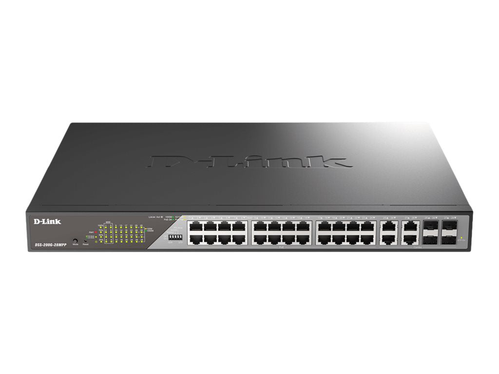 D-LINK DSS-200G-10MP/E 10-Port Desktop Gigabit PoE Switch Vorderansicht