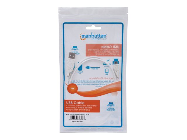 MANHATTAN Hi-Speed USB Micro-B Anschlusskabel Vorderansicht