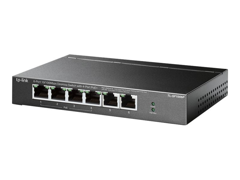TP-LINK TL-SF1006P 6-Port Switch Detailansicht