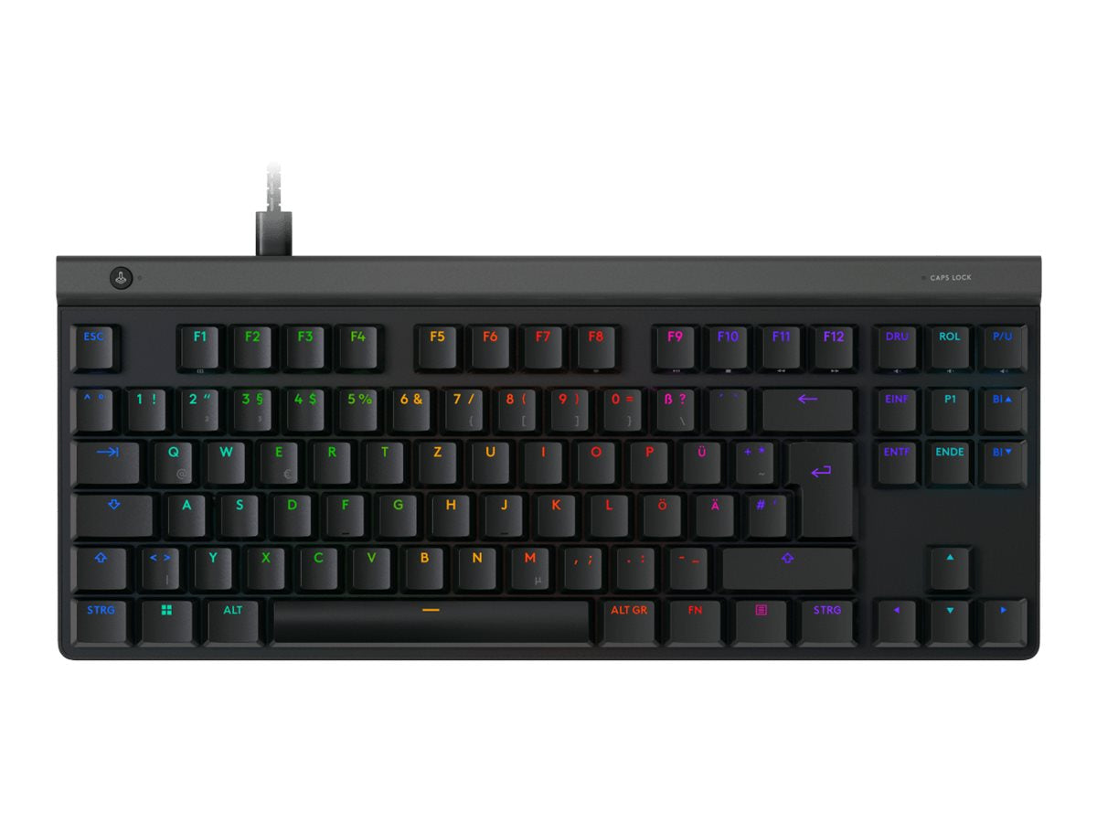 LOGITECH G515 TKL Wired Gaming Keyboard Black (DE) Vorderansicht