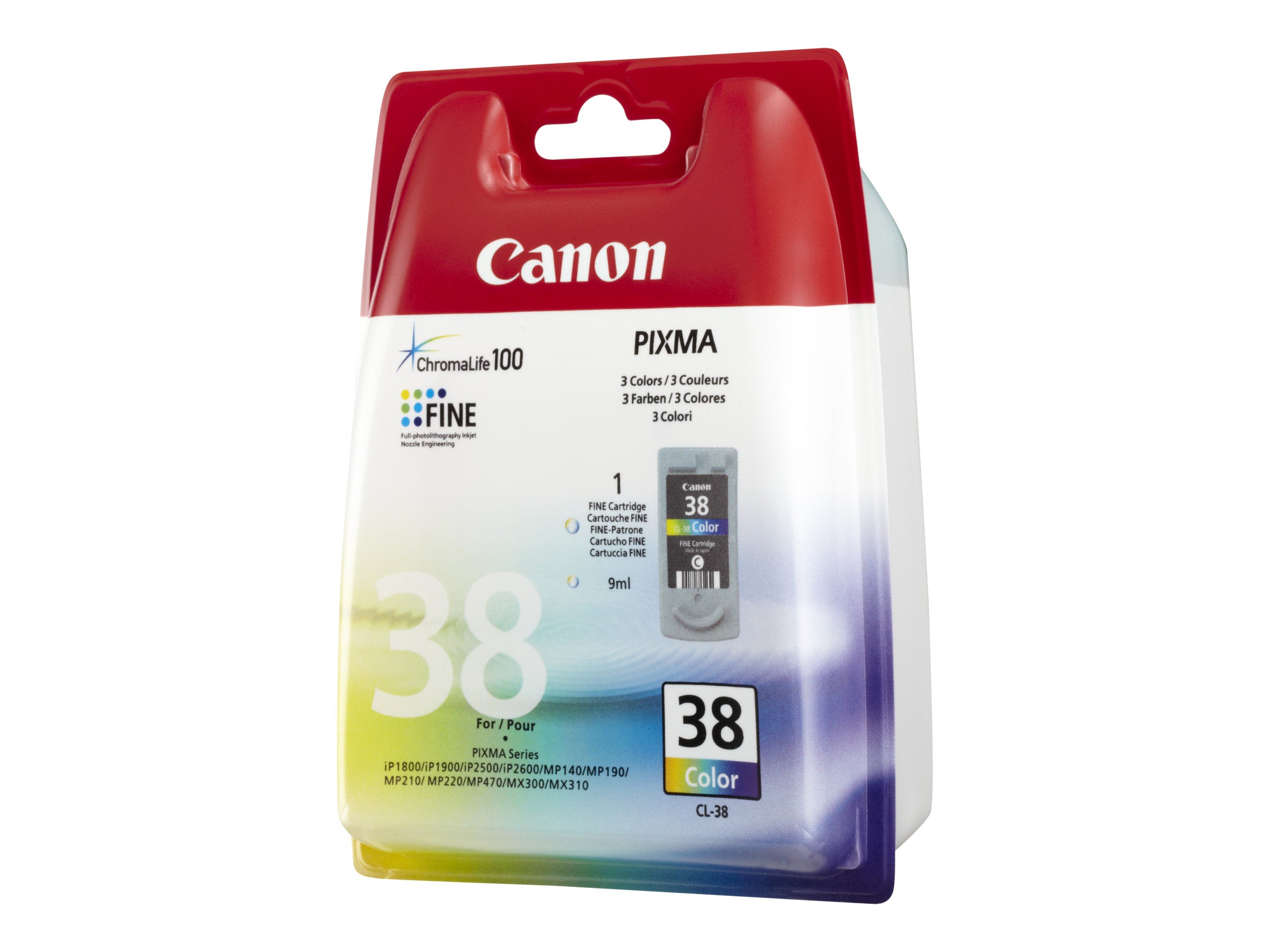 CANON CL-38 Tinte farbig Vorderansicht