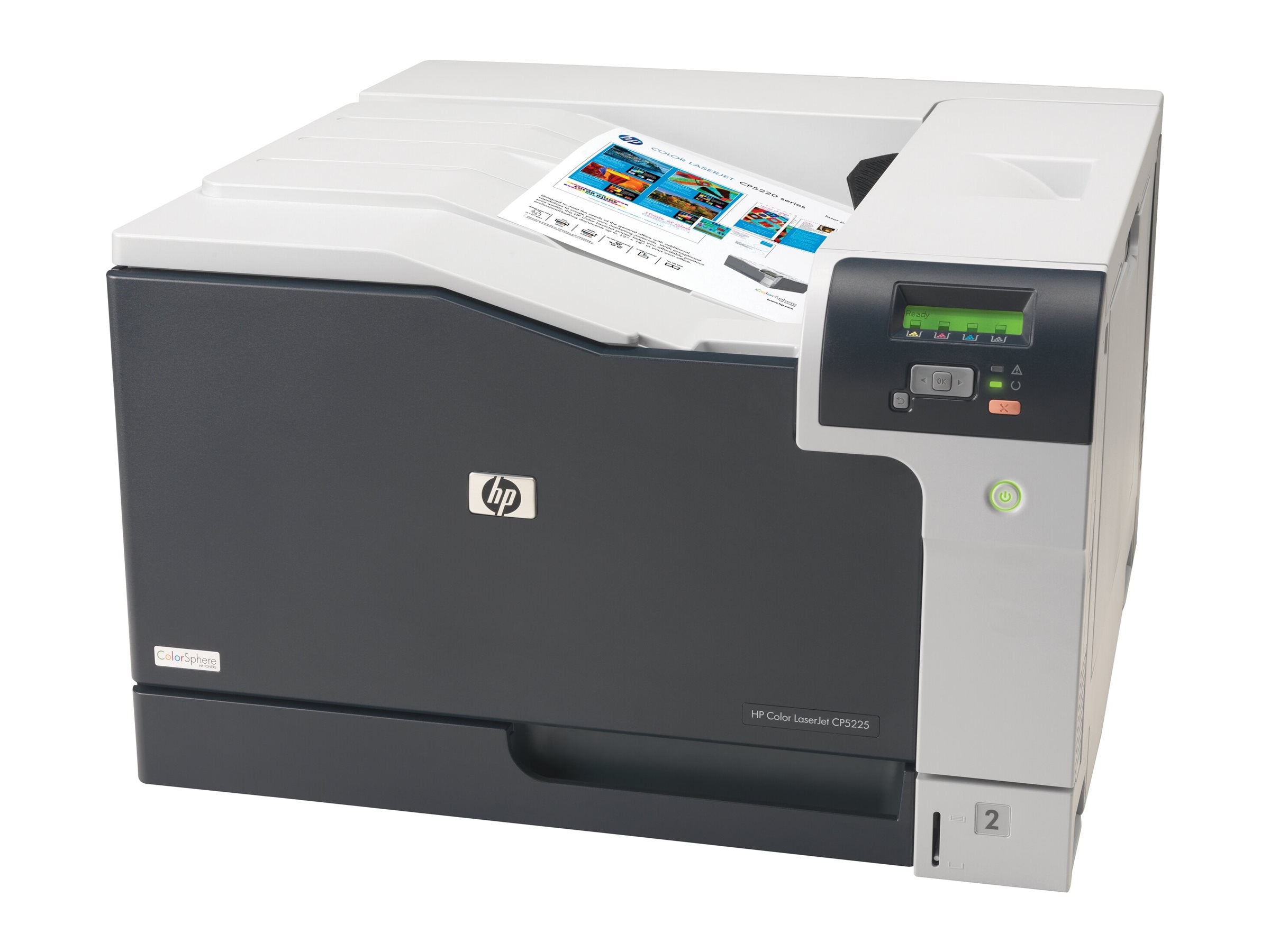 HP Color LaserJet Professional CP5225 Drucker Vorderansicht
