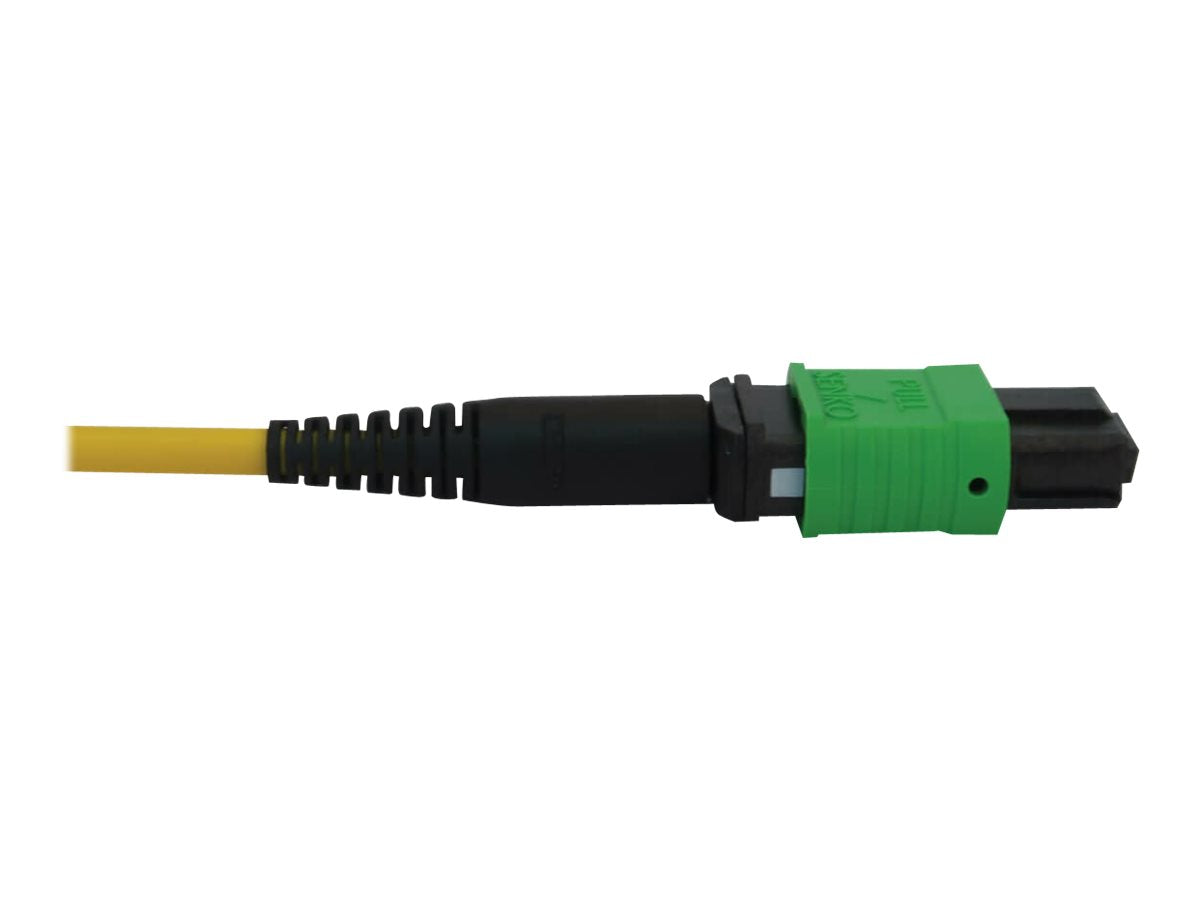 EATON TRIPPLITE 40/100G Singlemode 9/125 OS2 Fiber Optic Cable 12F MTP/MPO-APC F/F LSZH Yellow 5m 16