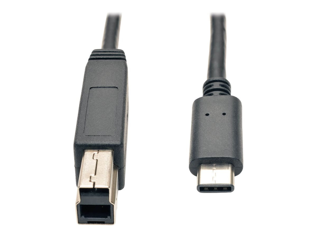 EATON TRIPPLITE USB-C to USB Type-B Cable M/M - Vorderansicht